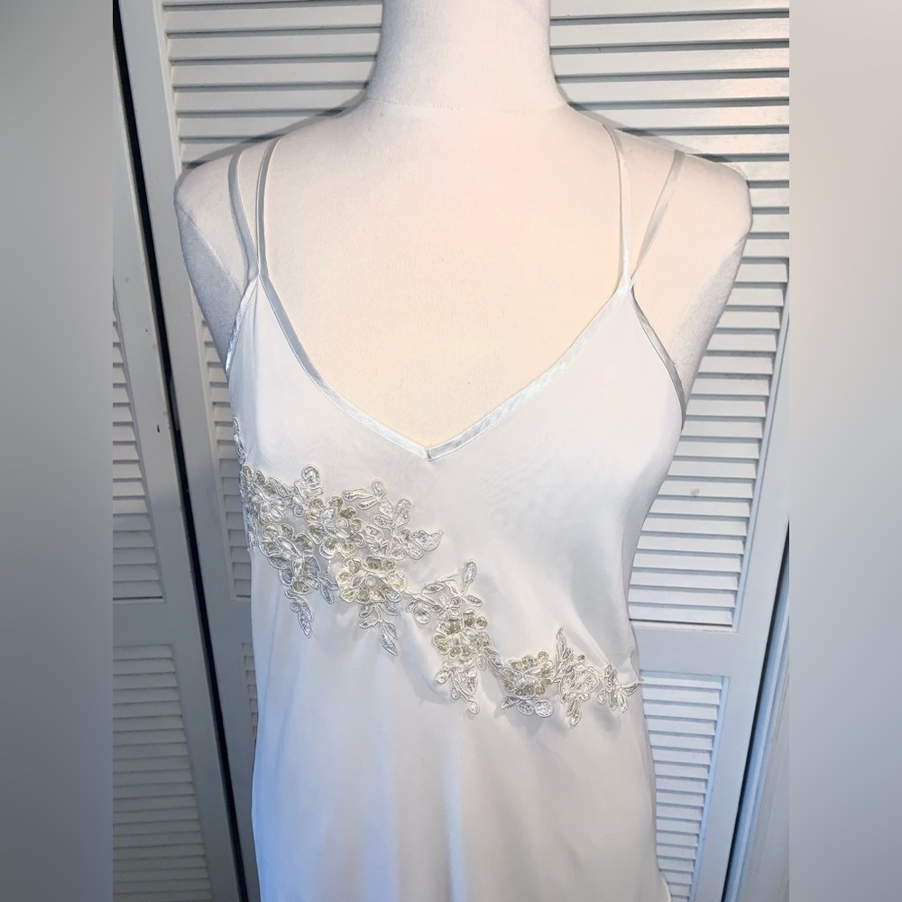 Linea Donnatella nightgown Ivory floral embroidery Large - Picture 4 of 12